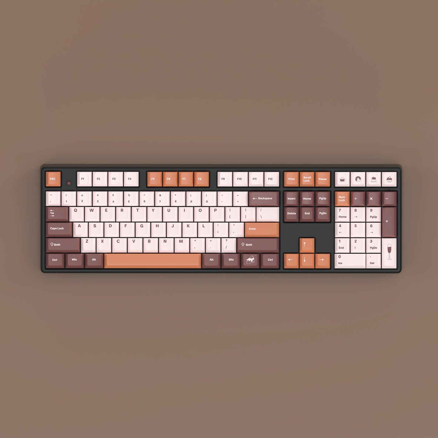 ALOHAKB Low Tea Keycaps