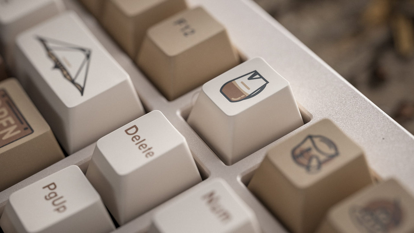 ALOHAKB Coffee Latte Keycaps