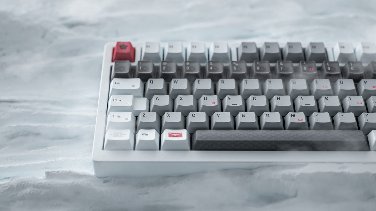 ALOHAKB Auspicious Snow Keycaps