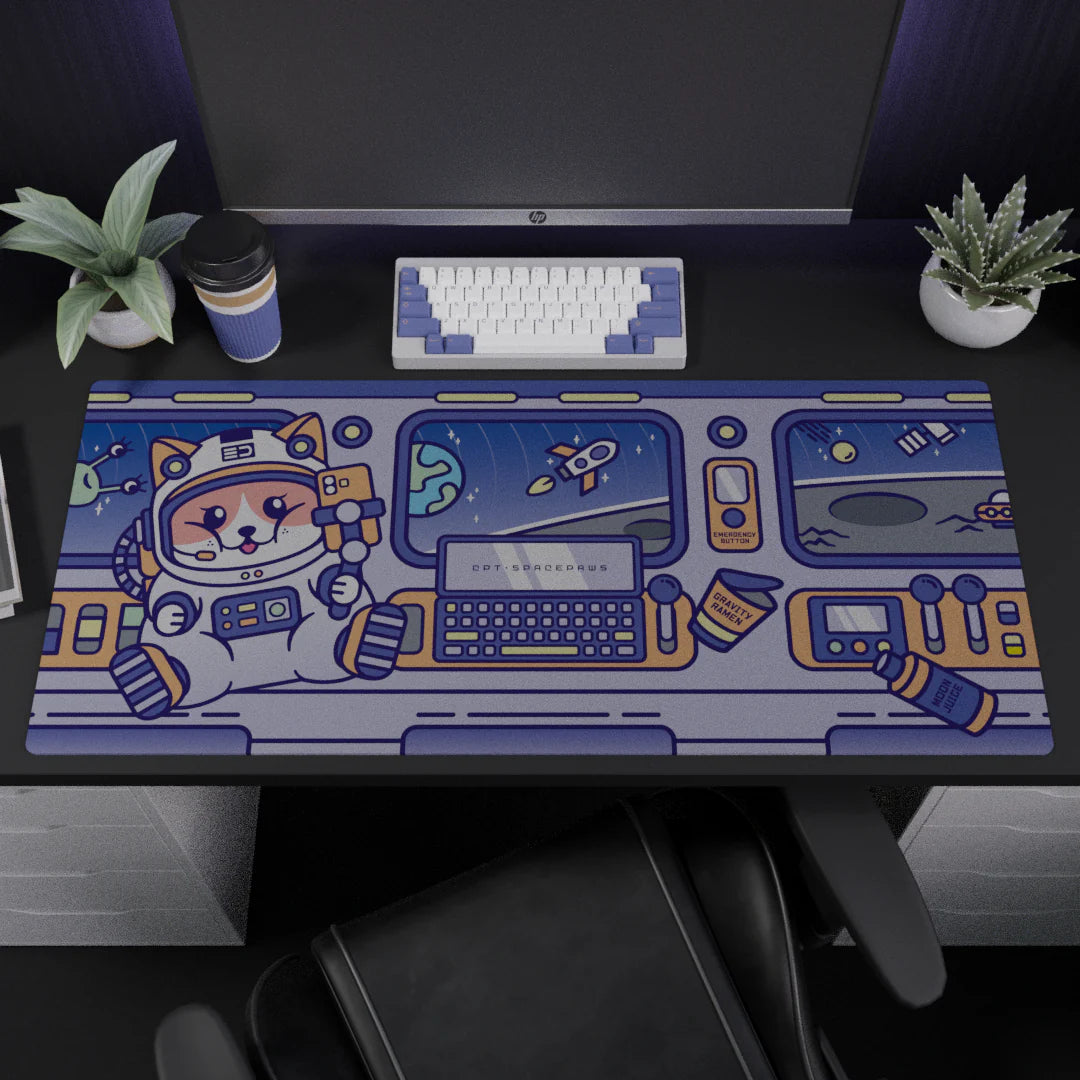 Space Paws Deskmat