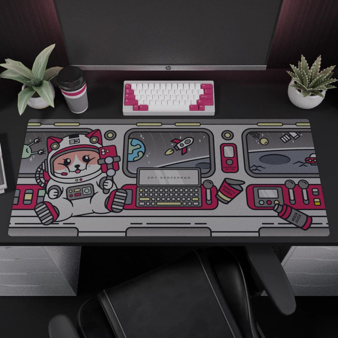 Space Paws Deskmat