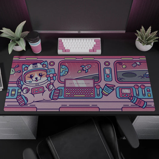 Space Paws Deskmat